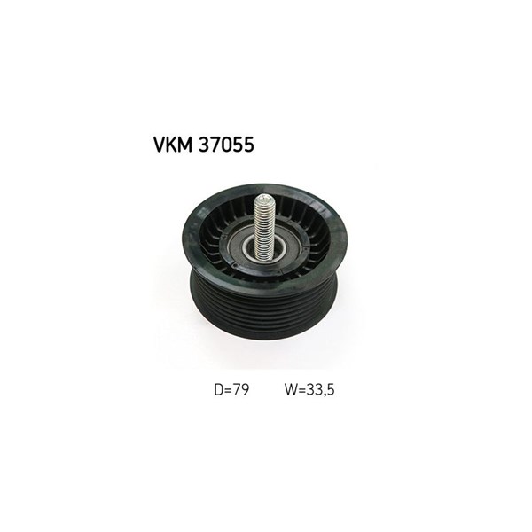 Styrrulle, drivrem, Upptill Skf VKM 37055 SKF Styrrulle, drivrem, Upptill Skf VKM 37055 SKF