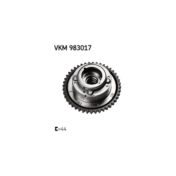 Kamaxellägesställare, Avgas-/utsläppssidan Skf VKM 983017 SKF