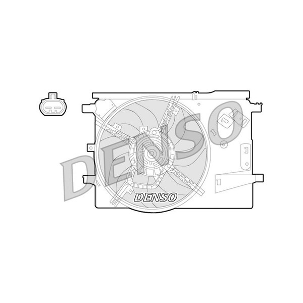 Fläkt, kylare 12V Denso DER09053 DENSO