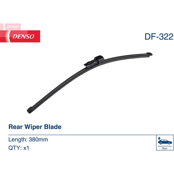 Torkarblad, Bak Denso DF-322 DENSO