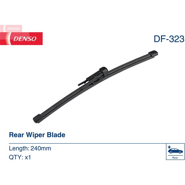 Torkarblad, Bak Denso DF-323 DENSO