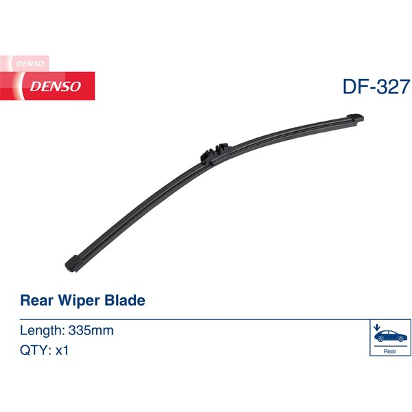 Torkarblad, Bak Denso DF-327 DENSO