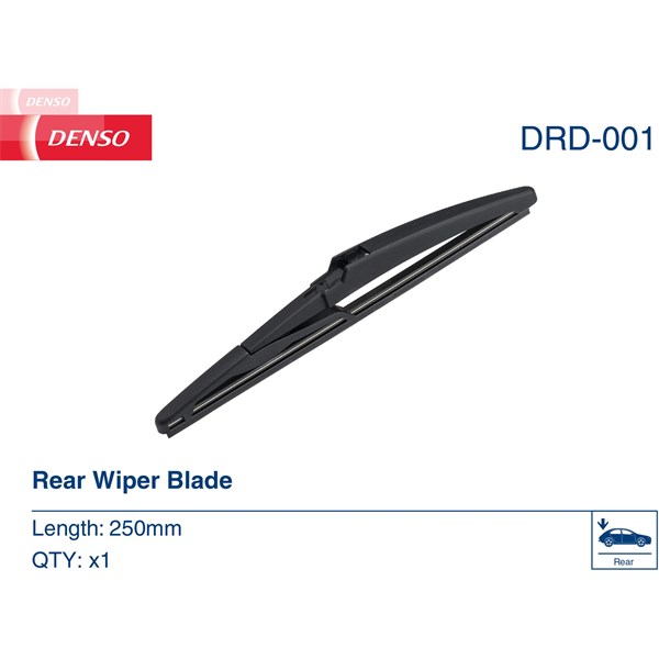 Torkarblad, Bak Denso DRD-001 DENSO