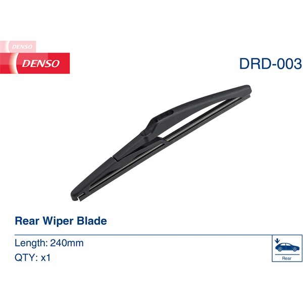 Torkarblad, Bak Denso DRD-003 DENSO