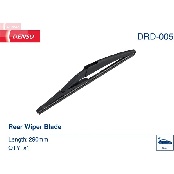 Torkarblad, Bak Denso DRD-005 DENSO