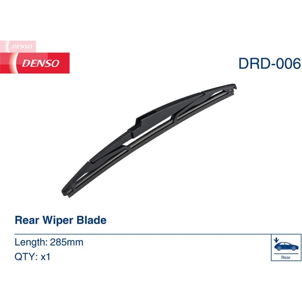 Torkarblad, Bak Denso DRD-006 DENSO