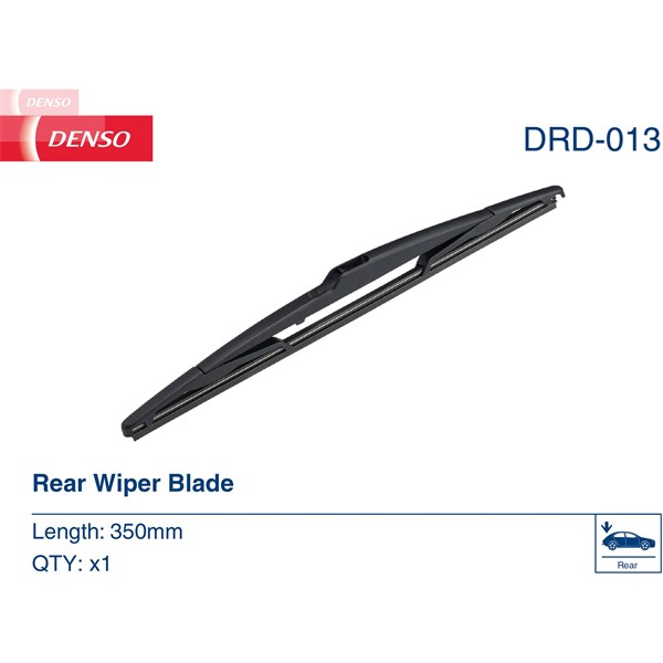 Torkarblad, Bak Denso DRD-013 DENSO