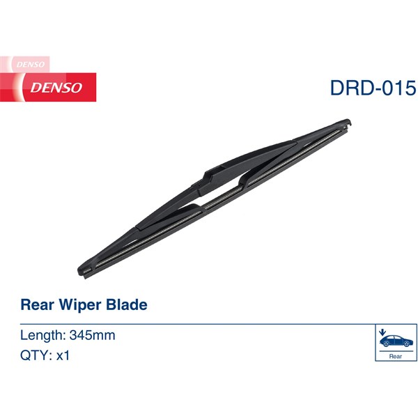 Torkarblad, Bak Denso DRD-015 DENSO