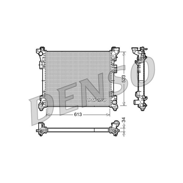 Kylare, motorkylning Denso DRM06006 DENSO