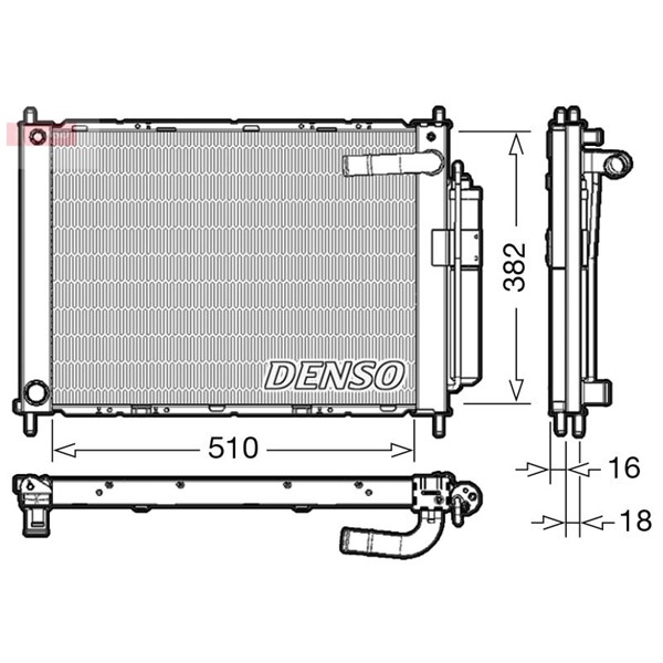 Kylmodul Denso DRM46101 DENSO