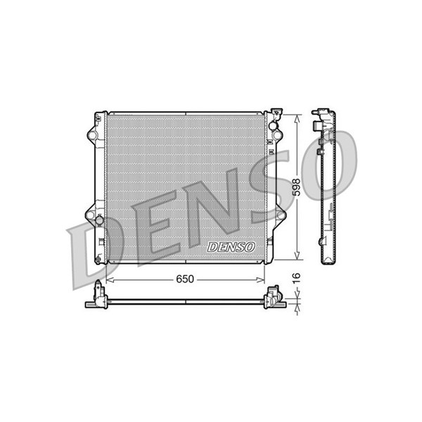 Kylare, motorkylning Denso DRM50048 DENSO