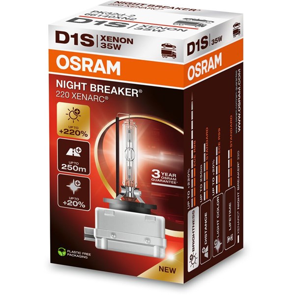 Glödlampa, Osram XENARC NIGHT BREAKER LASER D1S OSRAM