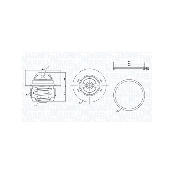 Termostat, kylvätska Magneti marelli 352317005140 MAGNETI MARELLI