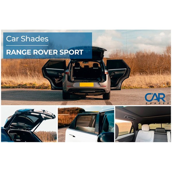 Solskydd Range Rover Sport 5-doors, Bak Car Shades
