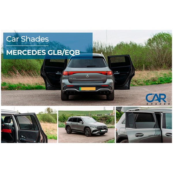 Solskydd Mercedes GLB (X247) & EQB (X243), Bak Car Shades