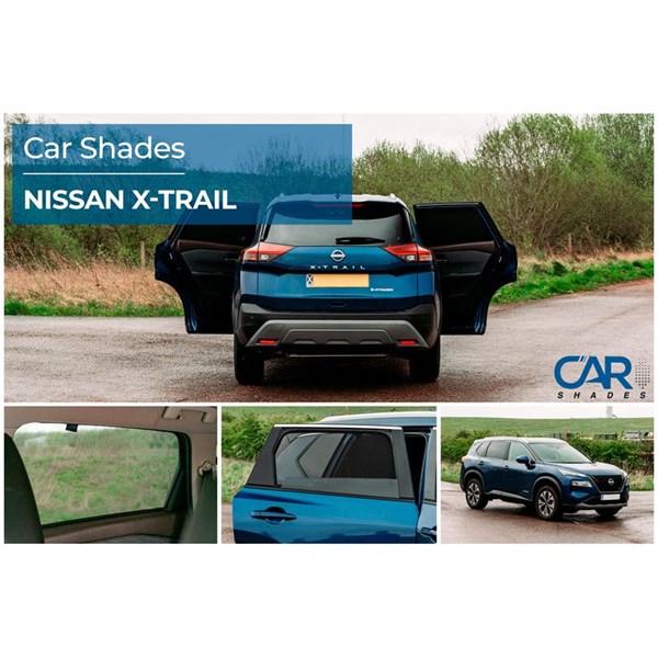 Solskydd Nissan X-Trail (T33) 5 doors, Bak Car Shades