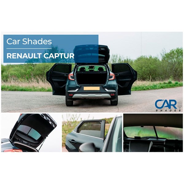 Solskydd Renault Captur II 5 doors, Bak Car Shades