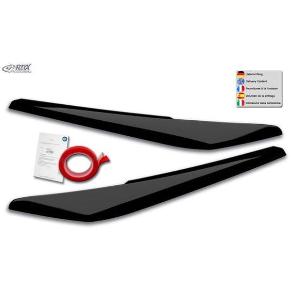 Strålkastarspoiler Audi Q2 (GA) 2016- Rdx racedesign RD KAU20B RDX Racedesign