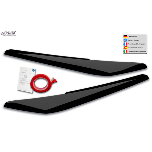Strålkastarspoiler Audi Q2 (GA) 2016- Rdx racedesign RD KAU20B RDX Racedesign