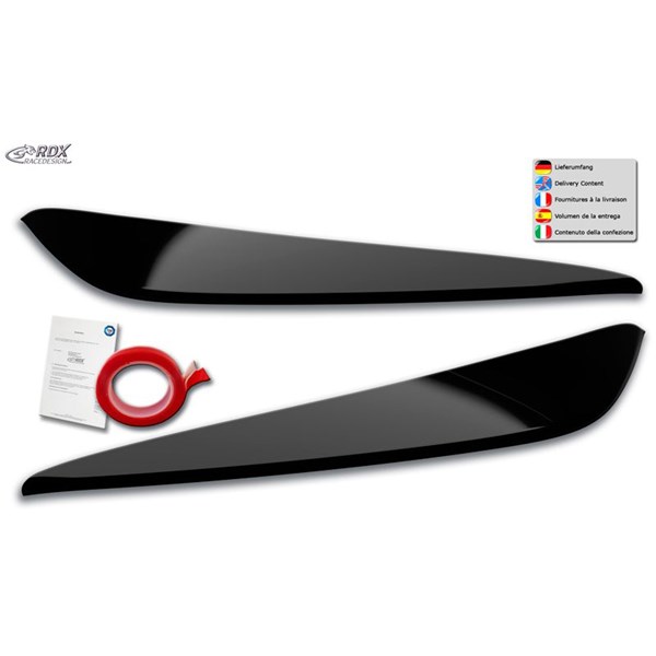 Strålkastarspoiler BMW 1-Series (F40) 2019- Rdx racedesign RD KBM RDX Racedesign