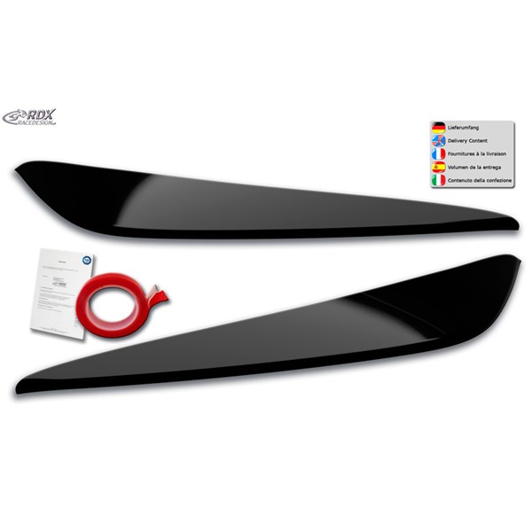 Strålkastarspoiler BMW 1-Series (F40) 2019- Rdx racedesign RD KBM RDX Racedesign