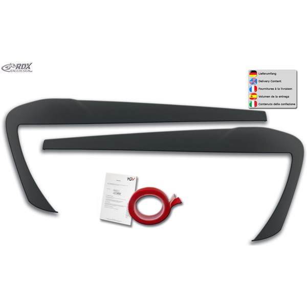 Strålkastarspoiler BMW X3 (F25) FL & X4 (F26) 2014-2018 RDX Racedesign Strålkastarspoiler BMW X3 (F25) FL & X4 (F26) 2014-2018 RDX Racedesign