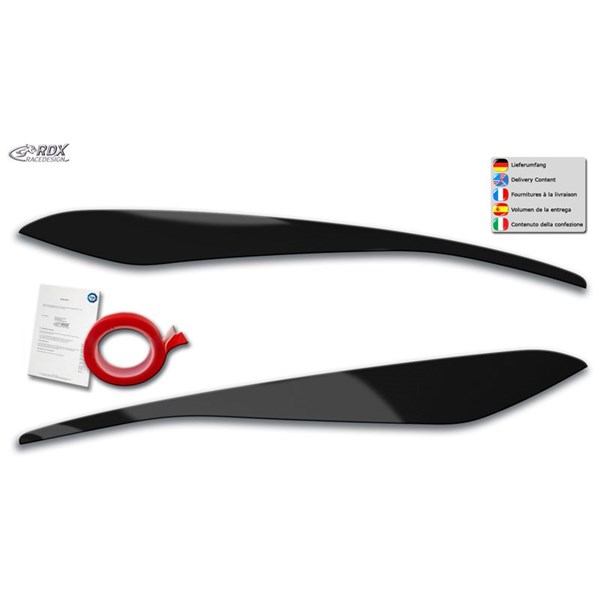 Strålkastarspoiler Ford Fiesta MK8 2017-2022 RDX Racedesign