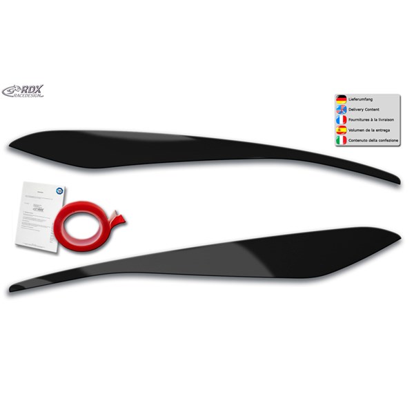 Strålkastarspoiler Ford Fiesta MK8 2017-2022 RDX Racedesign