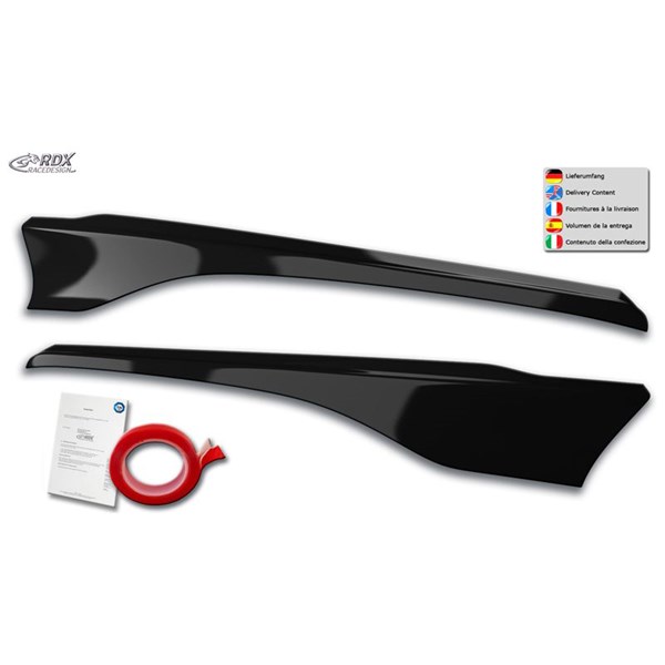 Strålkastarspoiler Ford Transit & Tourneo Custom FL 2018- RDX Racedesign