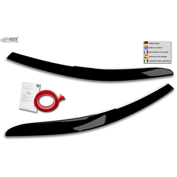 Strålkastarspoiler VW Passat 3G B8 2014-2019 & 2019- Rdx racedesi RDX Racedesign