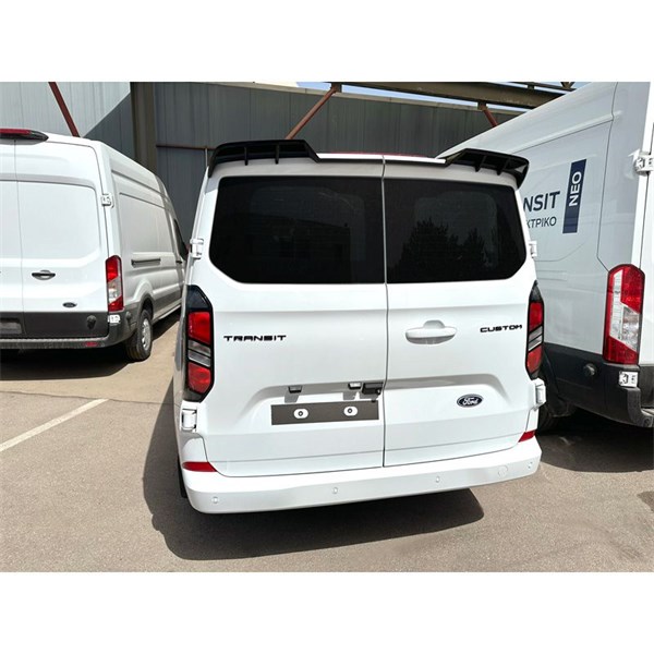 Takspoiler Ford Transit Custom (V710) 2023-(2 rear doors) Motordrome Takspoiler Ford Transit Custom (V710) 2023-(2 rear doors) Motordrome
