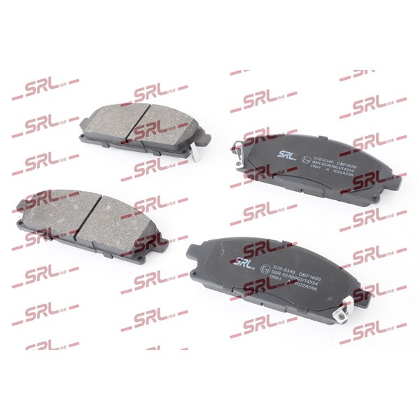Bromsbeläggsats, Framaxel Srline S70-0340 SRLine
