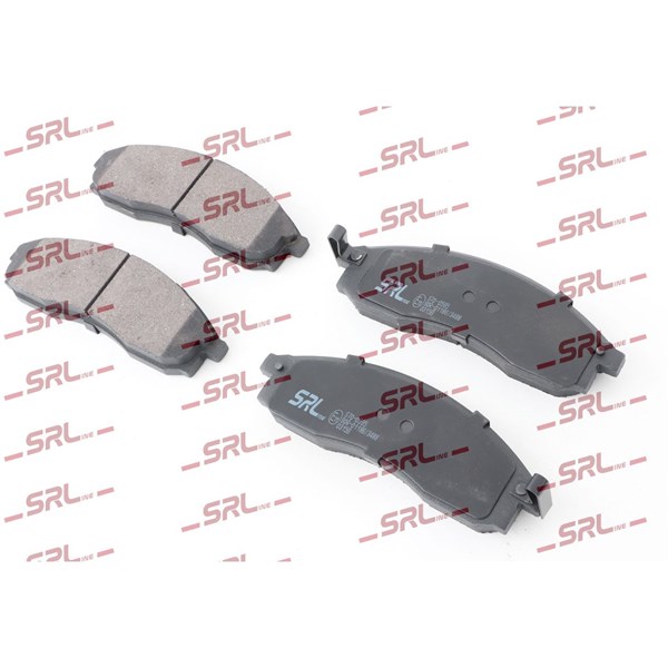Bromsbeläggsats, Framaxel, Bakaxel Srline S70-0595 SRLine