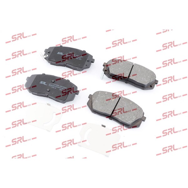 Bromsbeläggsats, Framaxel, Bakaxel Srline S70-0688 SRLine