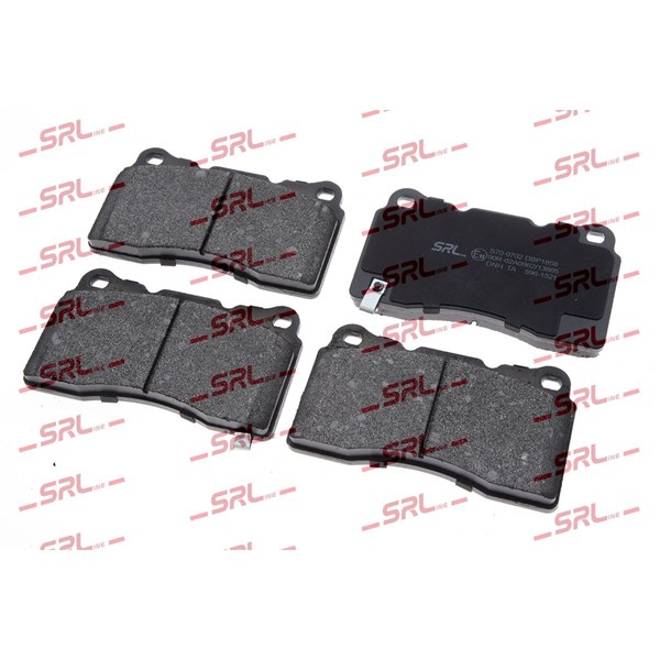 Bromsbeläggsats, Framaxel Srline S70-0702 SRLine