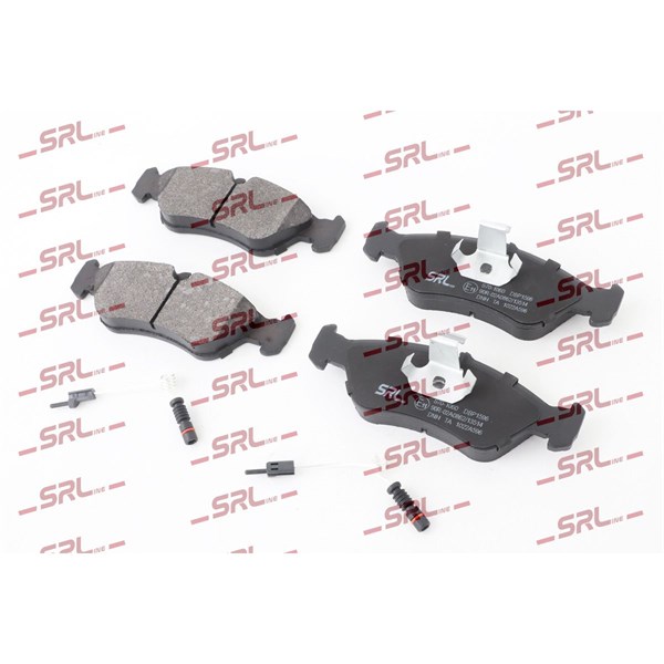 Bromsbeläggsats, Bakaxel, Framaxel Srline S70-1060 SRLine