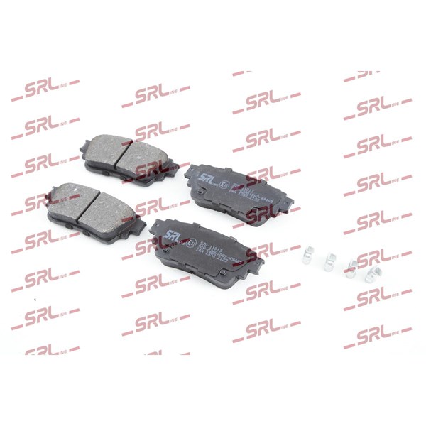 Bromsbeläggsats, Bakaxel Srline S70-11013 SRLine