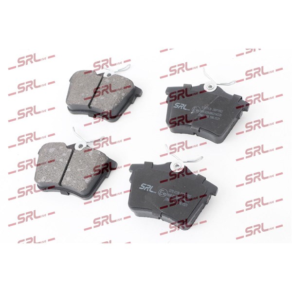 Bromsbeläggsats, Bakaxel Srline S70-1126 SRLine