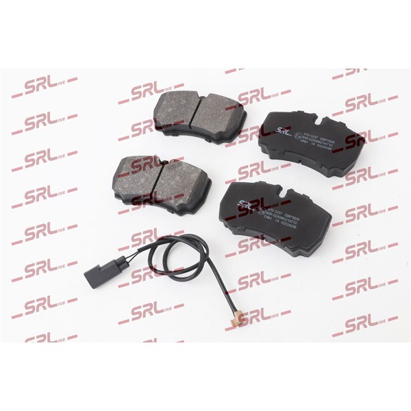 Bromsbeläggsats, Bakaxel Srline S70-1237 SRLine