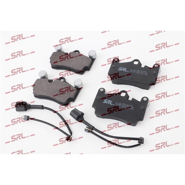 Bromsbeläggsats, Bakaxel Srline S70-1609 SRLine