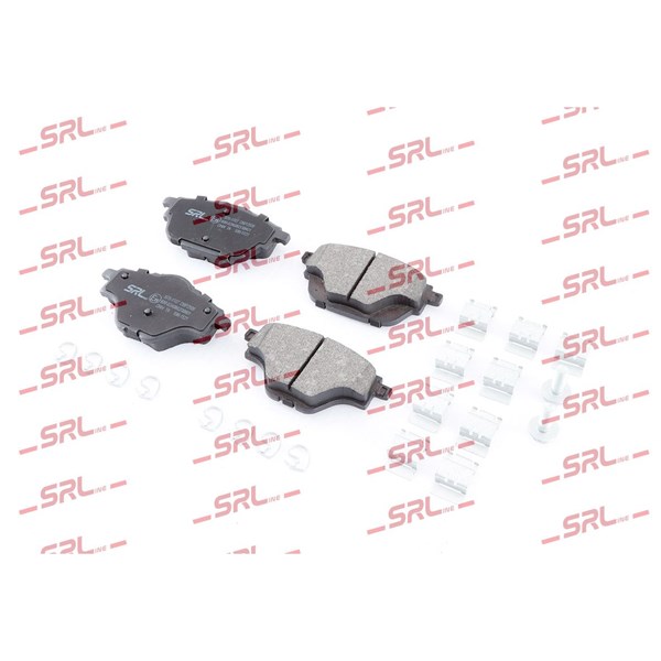 Bromsbeläggsats, Bakaxel Srline S70-1707 SRLine