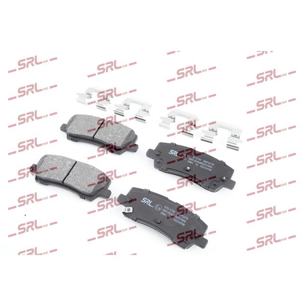 Bromsbeläggsats, Bakaxel Srline S70-1754 SRLine