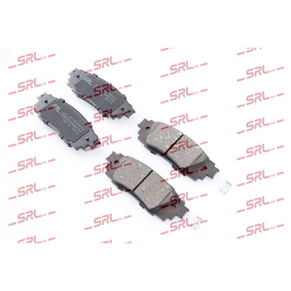 Bromsbeläggsats, Bakaxel Srline S70-1755 SRLine