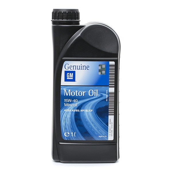 Motorolja Genuine GM Opel 15W-40 A3/B3 Original 1942047 Original Motorolja Genuine GM Opel 15W-40 A3/B3 Original 1942047 Original