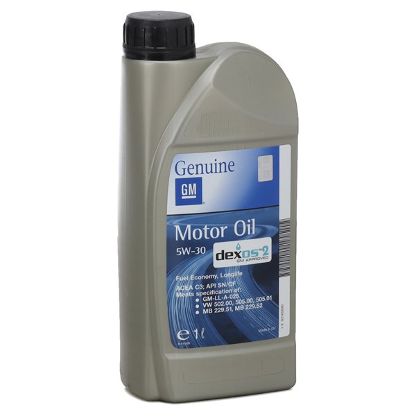 Motorolja Genuine GM Opel 5W-30 dexos2 Longlife Original