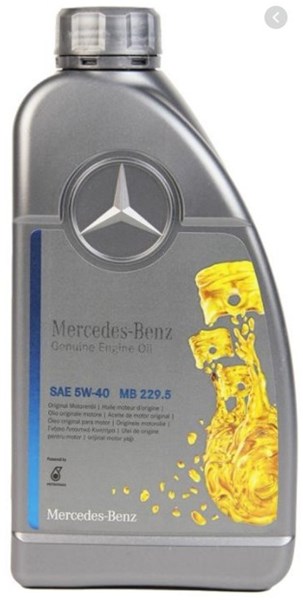 Motorolja Mercedes 5W-40 MB 229.5 Original A000989920211AIFE Original Motorolja Mercedes 5W-40 MB 229.5 Original A000989920211AIFE Original