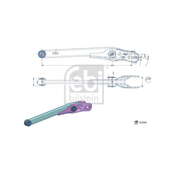 Länkarm, Bakaxel höger, Bakaxel vänster, Nedre Febi bilstein 1820 FEBI BILSTEIN Länkarm, Bakaxel höger, Bakaxel vänster, Nedre Febi bilstein 1820 FEBI BILSTEIN