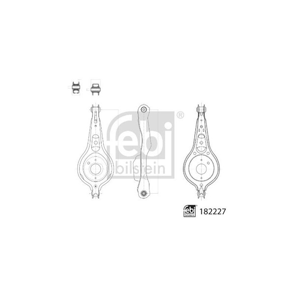 Länkarm, Bakaxel höger, Bakaxel vänster Febi bilstein 182227 FEBI BILSTEIN Länkarm, Bakaxel höger, Bakaxel vänster Febi bilstein 182227 FEBI BILSTEIN