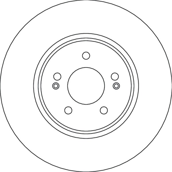 Bromsskiva Ventilerad, Framaxel Trw DF6829S TRW