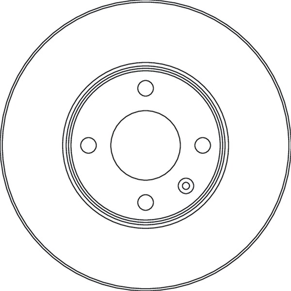 Bromsskiva Ventilerad, Framaxel Trw DF6831 TRW